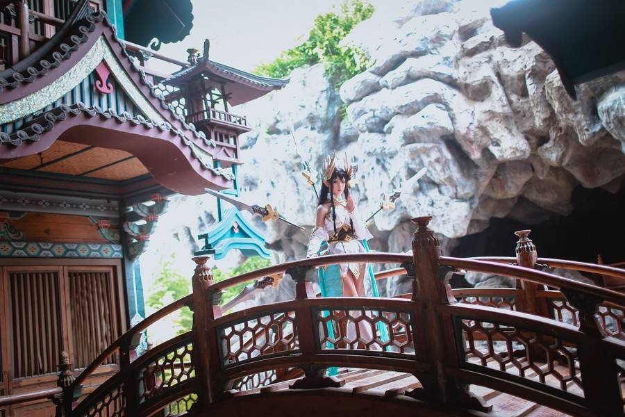 英雄联盟 艾瑞莉娅cosplay Cn：欣欣nb(图6)