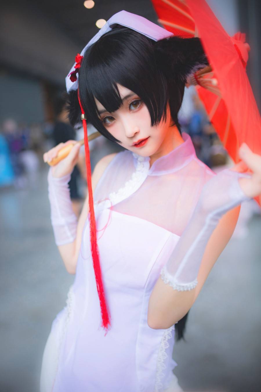 碧蓝航线 高雄旗袍cosplay Cn：未小寻(图3)
