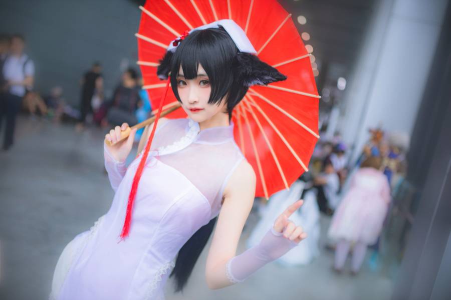 碧蓝航线 高雄旗袍cosplay Cn：未小寻(图9)