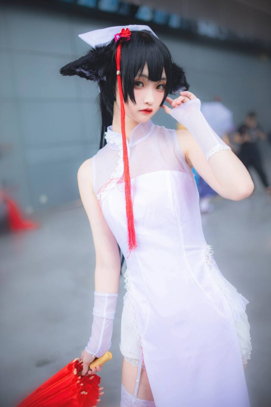 碧蓝航线 高雄旗袍cosplay Cn：未小寻(图7)