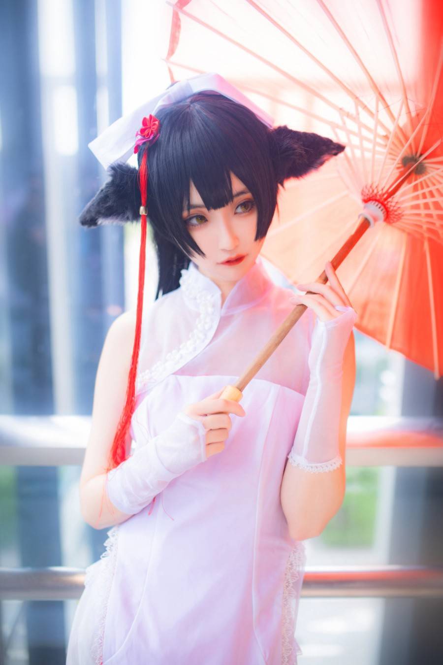 碧蓝航线 高雄旗袍cosplay Cn：未小寻(图5)