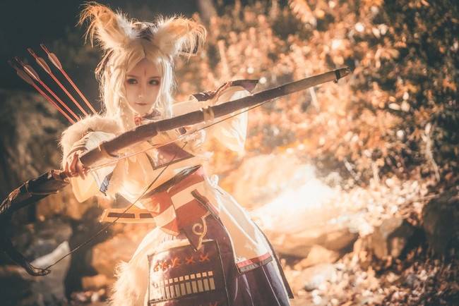 白狼 源博雅cosplay Cn:yui金鱼 凌翼(图1)