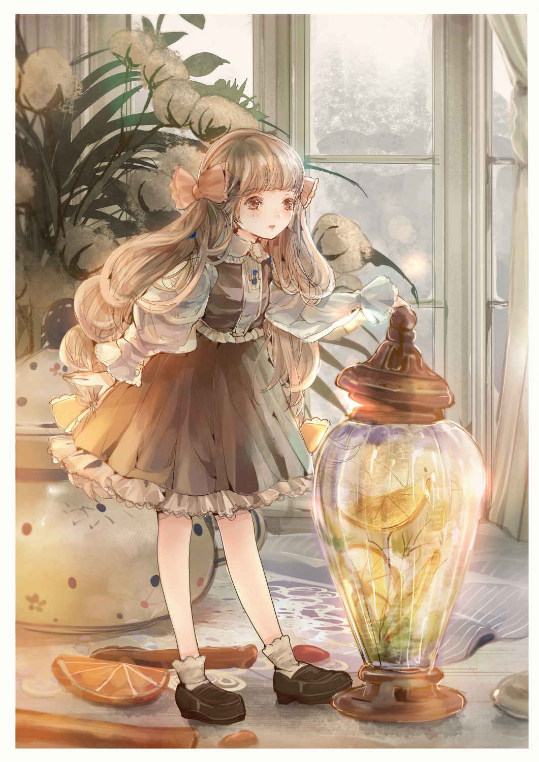 [Pixiv精选]瓶中之花。浮游花插画特辑(图1)