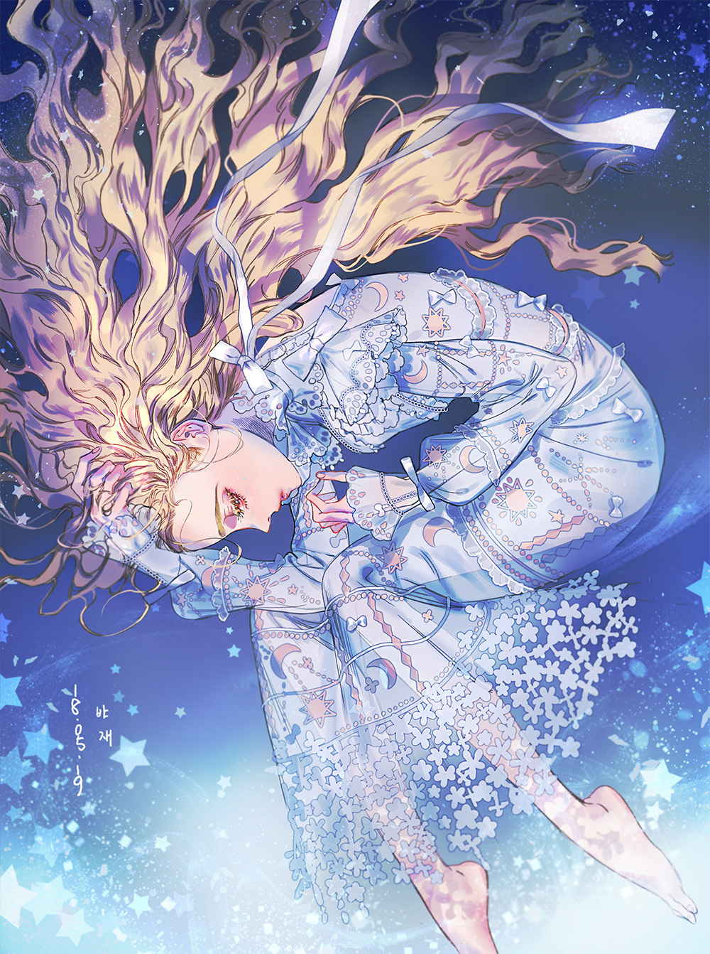 [Pixiv精选]身穿夜空。星空搭配插画特辑(图6)