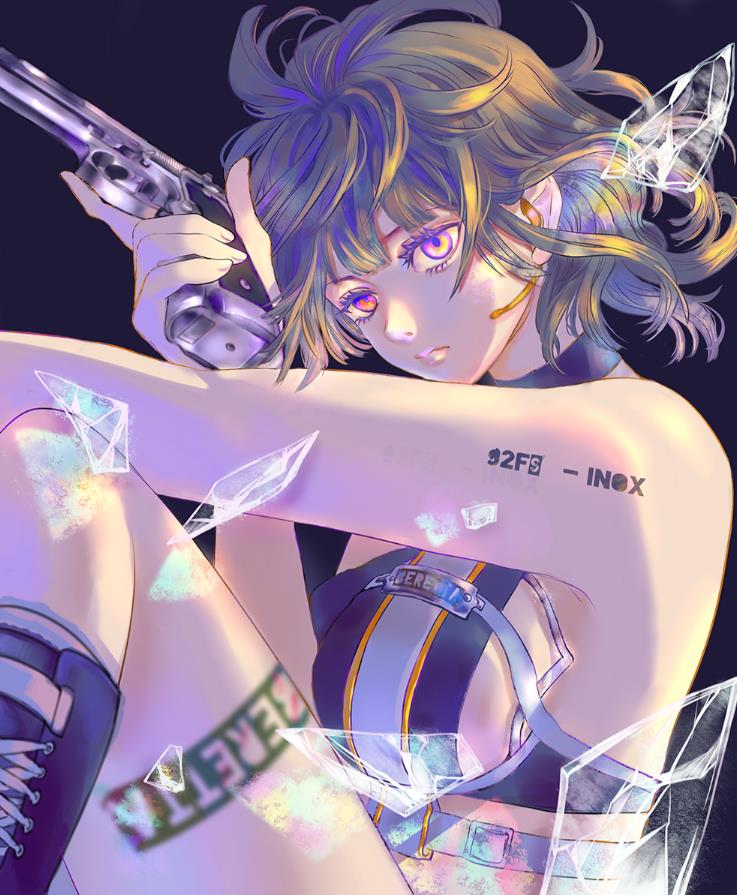 [Pixiv精选]瞄准你的心♡手枪与少女插画特辑(图3)