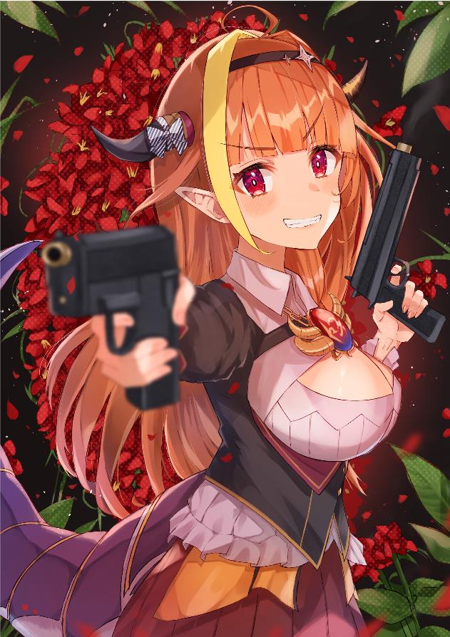 [Pixiv精选]瞄准你的心♡手枪与少女插画特辑(图1)