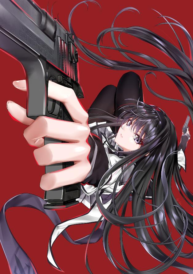 [Pixiv精选]瞄准你的心♡手枪与少女插画特辑(图4)