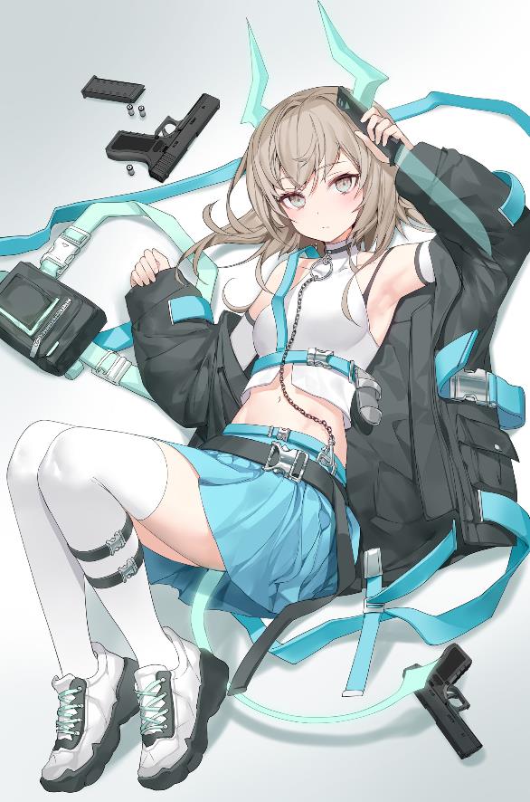 [Pixiv精选]瞄准你的心♡手枪与少女插画特辑(图2)