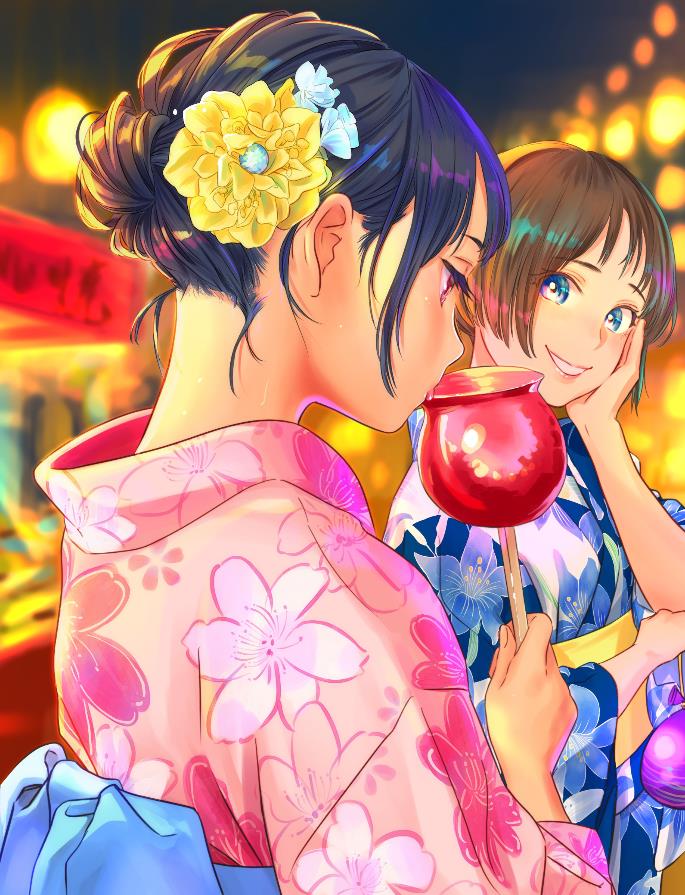 [Pixiv精选]圆滑可爱♡苹果糖插画特辑(图3)