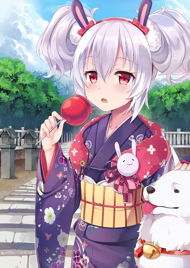 [Pixiv精选]圆滑可爱♡苹果糖插画特辑(图1)