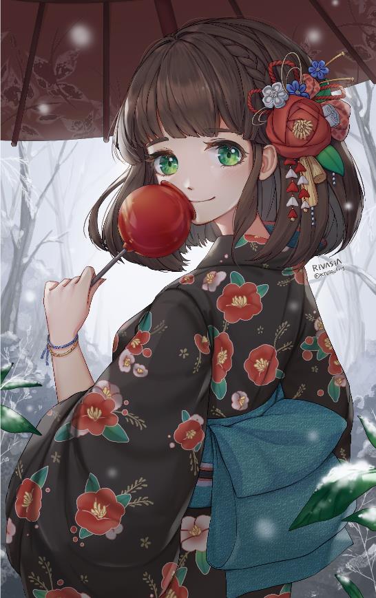 [Pixiv精选]圆滑可爱♡苹果糖插画特辑(图4)