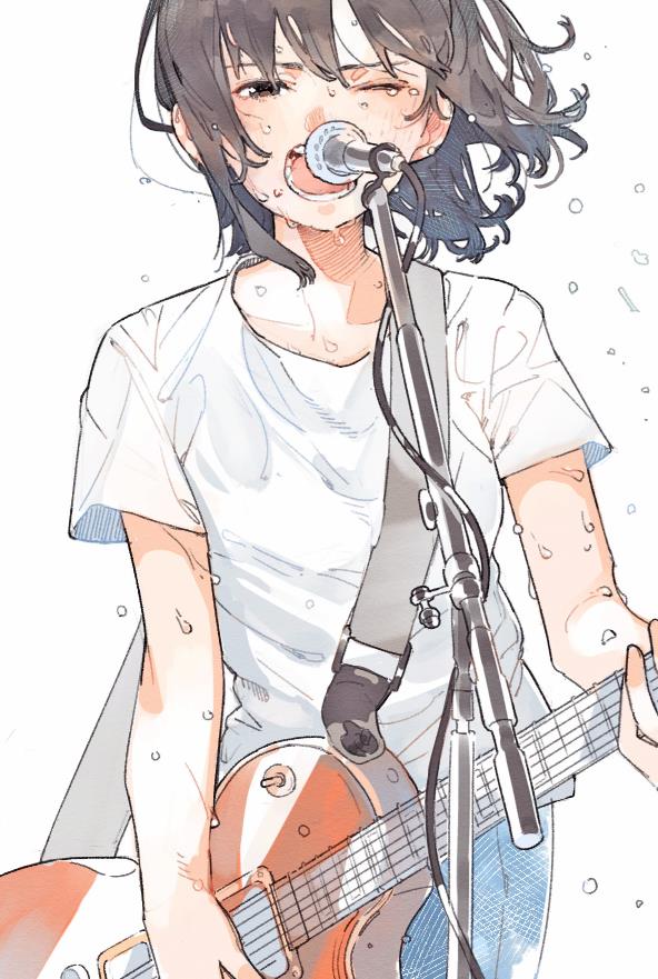 [Pixiv精选]认真的证明。女孩的汗水插画特辑(图8)