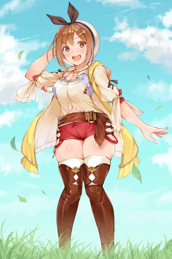 [Pixiv精选]展露夺目的双腿。热裤插画特辑(图3)