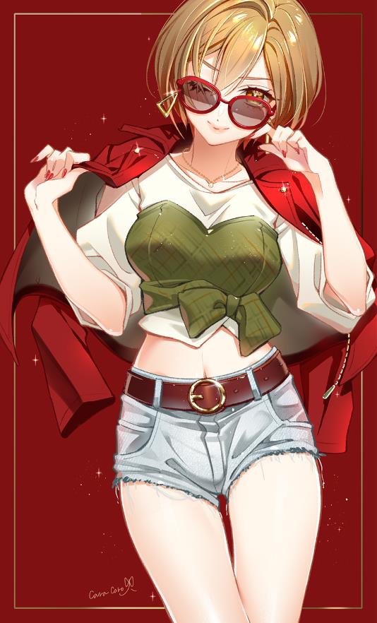[Pixiv精选]展露夺目的双腿。热裤插画特辑(图9)