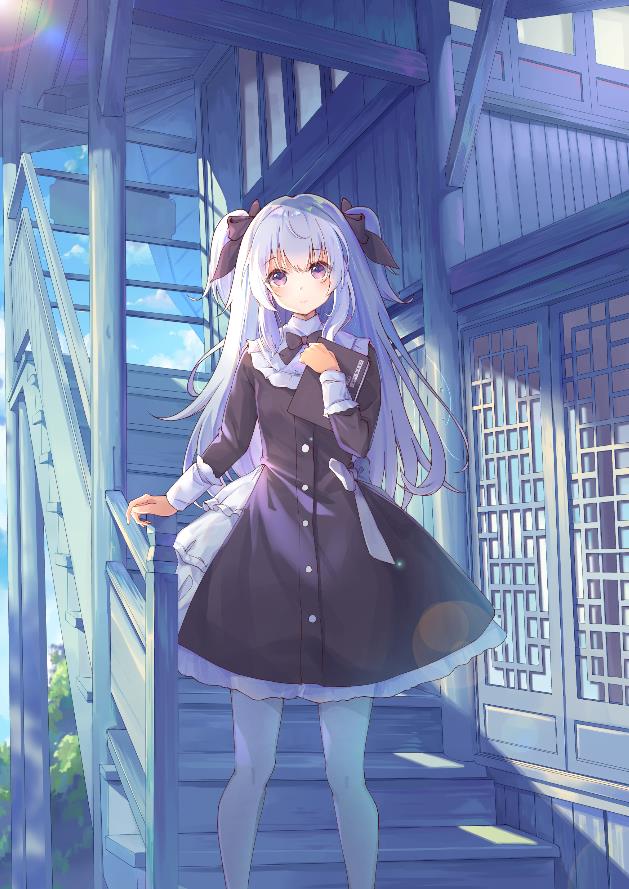 [Pixiv精选]如月光般皎洁。银发女子插画特辑(图4)