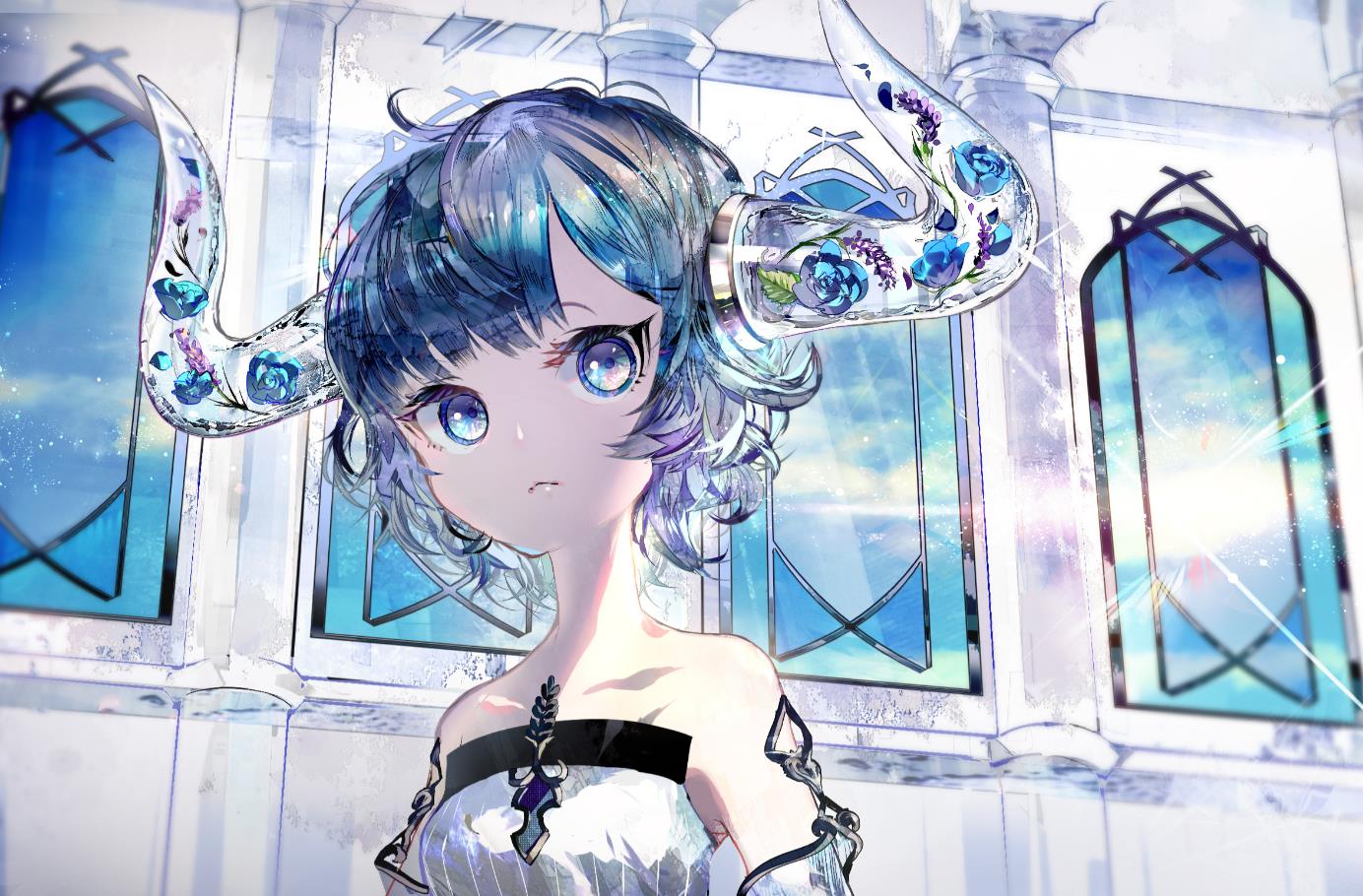 [Pixiv精选]这才是奇幻♡犄角少女插画特辑(图6)