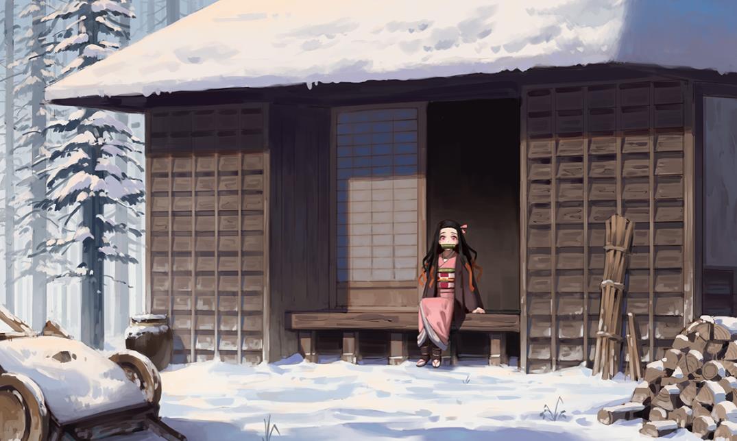 [Pixiv精选]感受四季风情。缘侧插画特辑(图5)