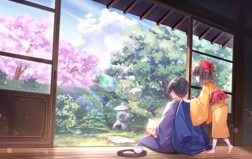 [Pixiv精选]感受四季风情。缘侧插画特辑(图9)