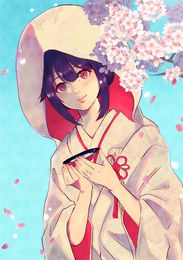 [Pixiv精选]六月新娘的和服。白无垢插画特辑(图4)