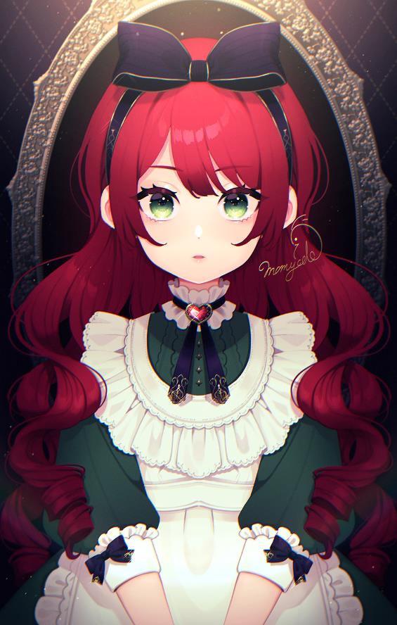 [Pixiv精选]热情的颜色。红发女子插画特辑(图5)