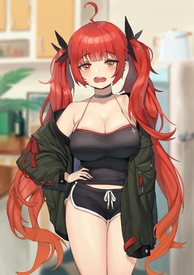 [Pixiv精选]热情的颜色。红发女子插画特辑(图1)