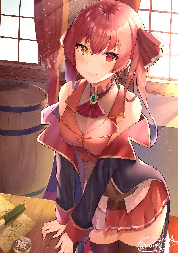 [Pixiv精选]热情的颜色。红发女子插画特辑(图4)