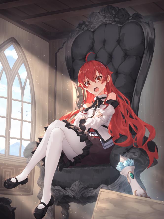 [Pixiv精选]热情的颜色。红发女子插画特辑(图8)