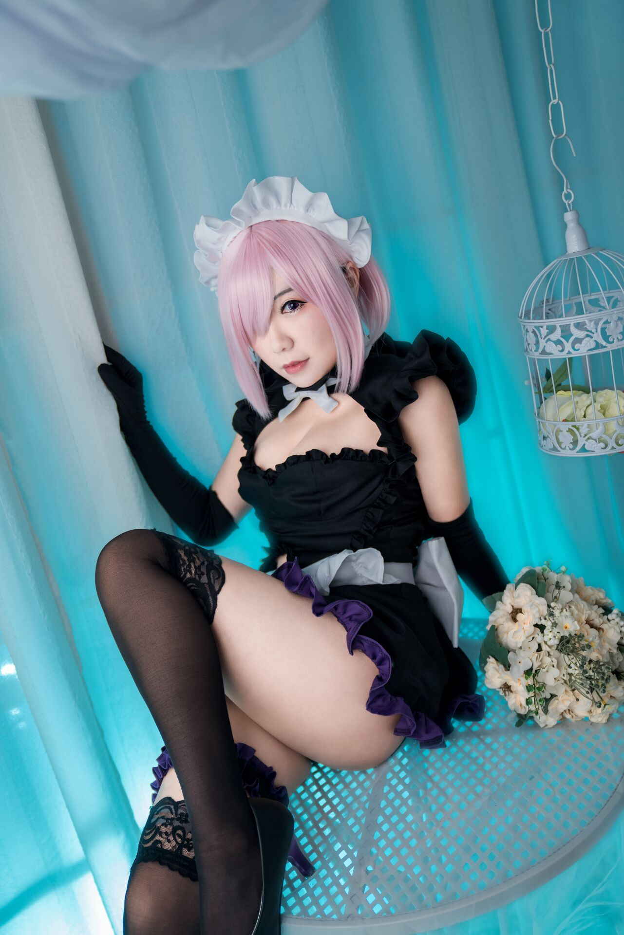 黑色深渊Cosplay【24P】(图1)