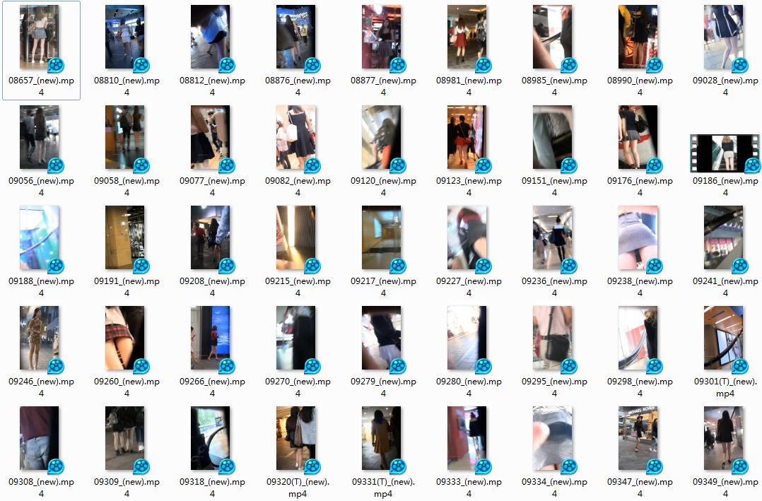 街拍|【Cos部落】偷拍跟拍视频【300部+97G】(图17)