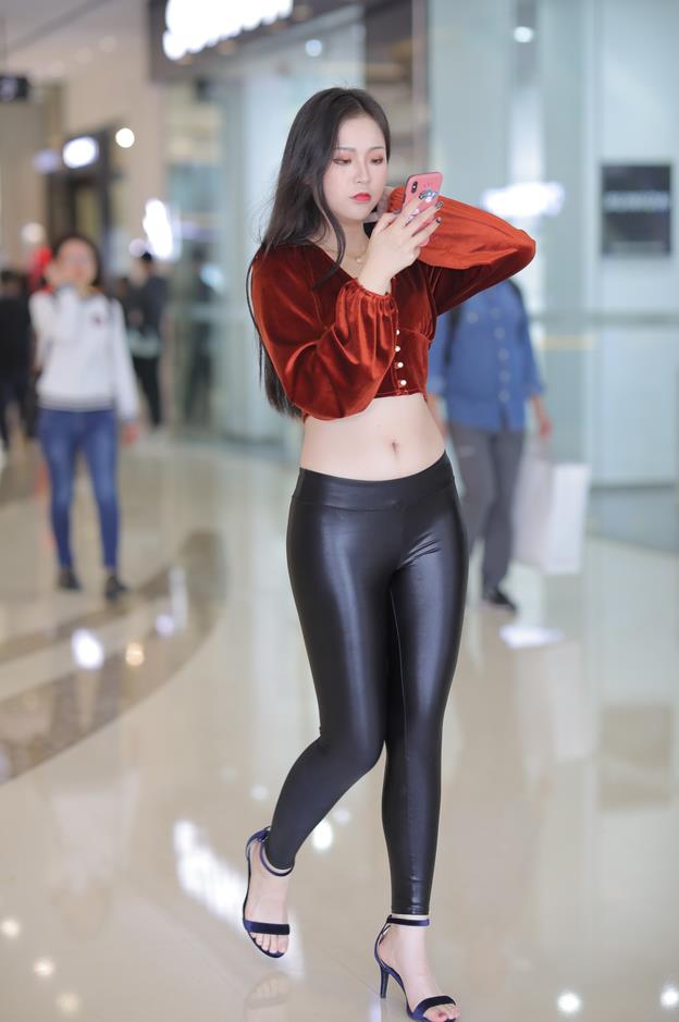 【街拍】可可皮裤【322P-2.98G】(图3)