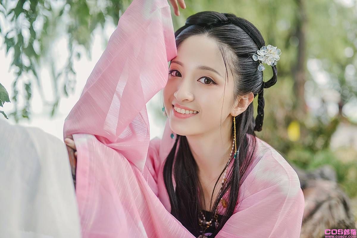 汉服写真 风莲入梦Cn：璐瑶想养白狗(图9)