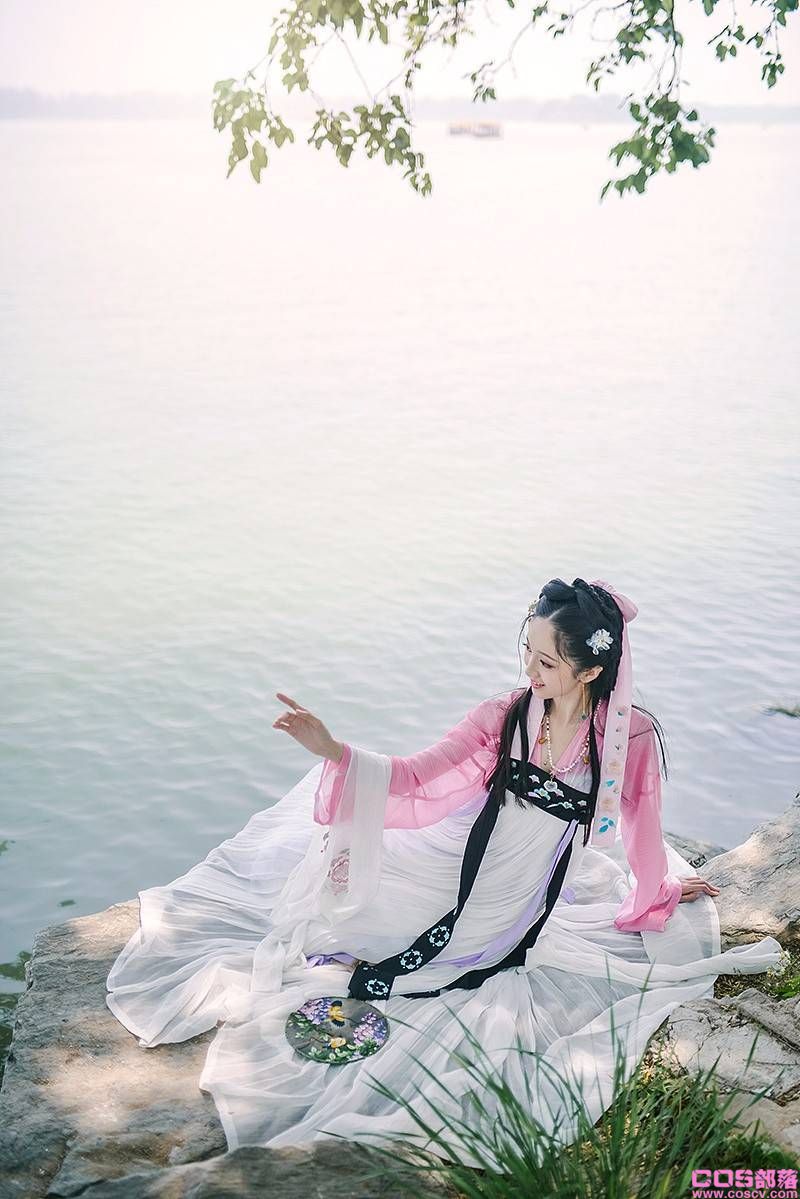 汉服写真 风莲入梦Cn：璐瑶想养白狗(图14)
