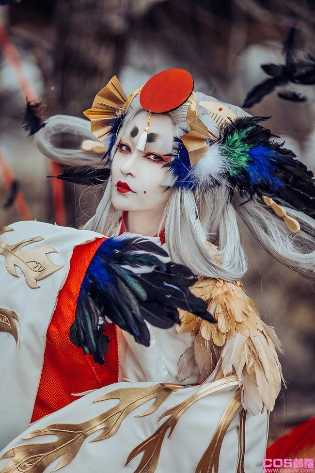 阴阳师 姑获鸟cosplay Cncoser小龙女(图1)