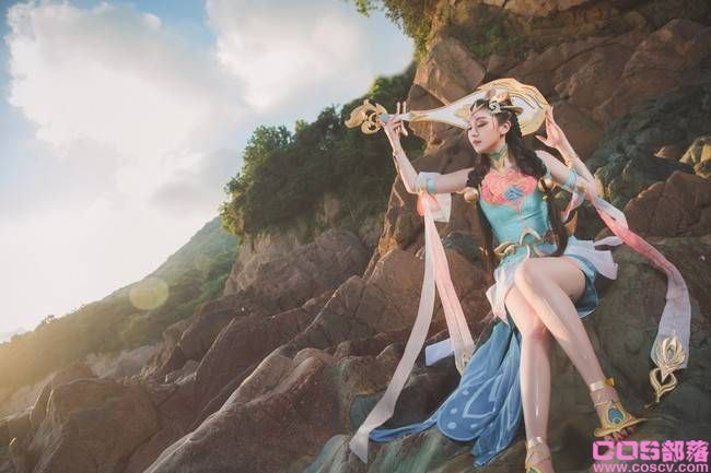 王者荣耀 角色：杨玉环 Cn：不爱吃鱼的猫猫x夭灼(图5)