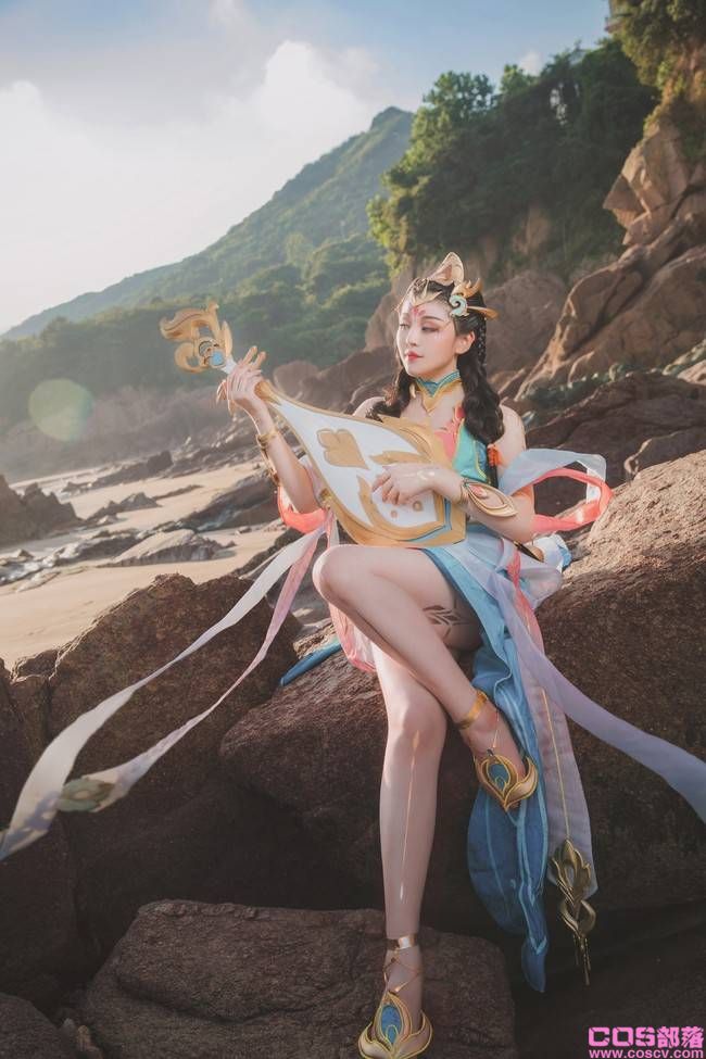 王者荣耀 角色：杨玉环 Cn：不爱吃鱼的猫猫x夭灼(图3)