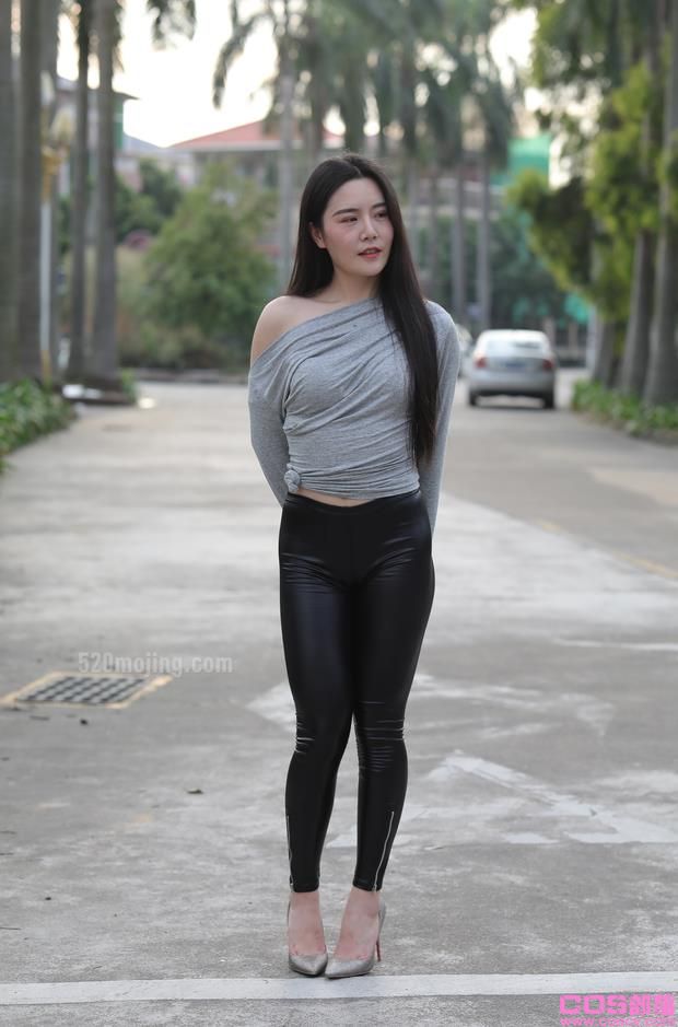 【街拍】灰衣皮裤【403P-5.65G】(图8)