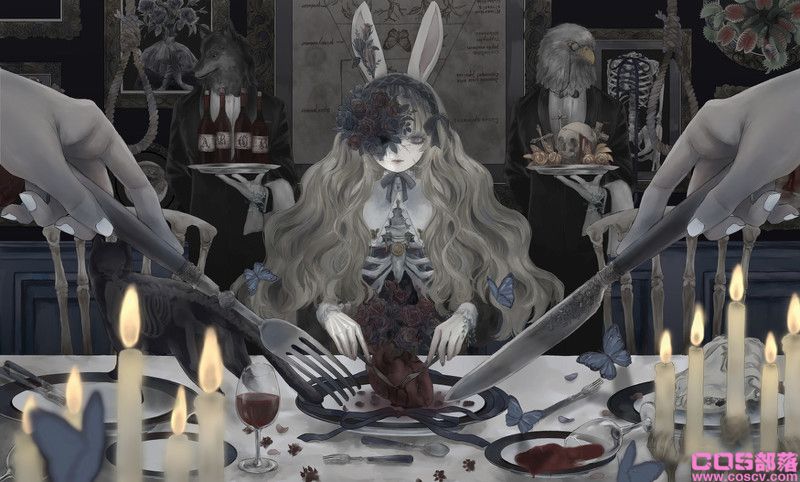 [动漫美图]二次元世界里充满了倦怠感,灰色系插画特辑(图10)