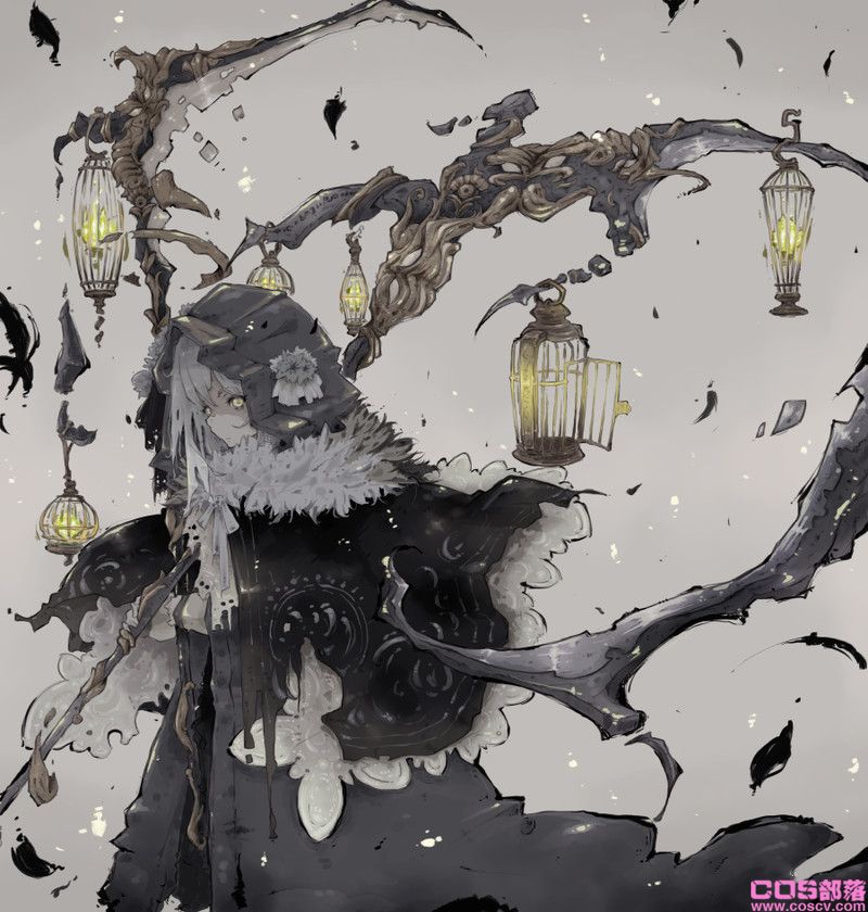 [动漫美图]二次元世界里充满了倦怠感,灰色系插画特辑(图14)