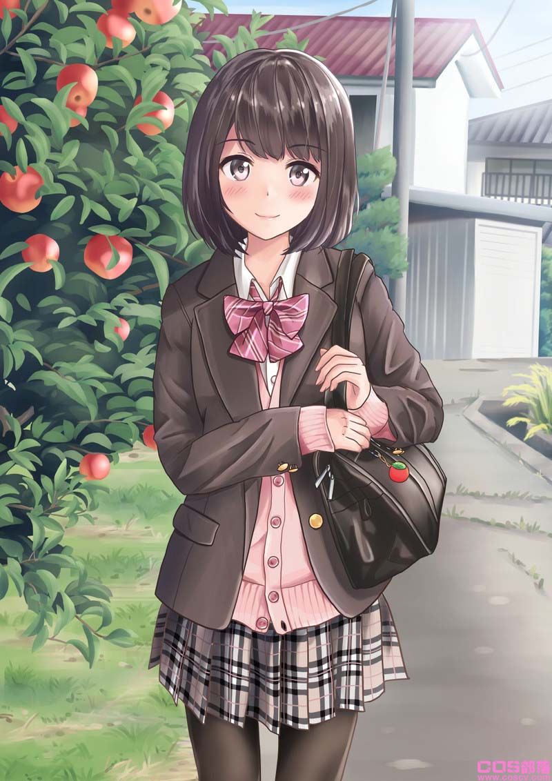 [动漫美图]日本画师插画作品喜欢这样的制服女友吗?(图1)