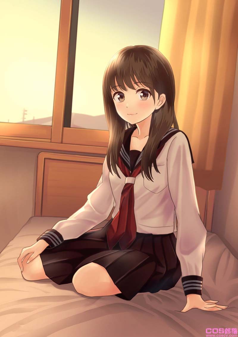 [动漫美图]日本画师插画作品喜欢这样的制服女友吗?(图10)