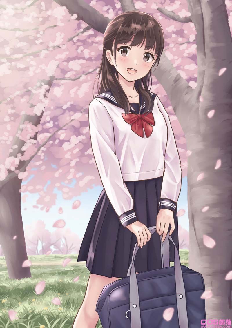 [动漫美图]日本画师插画作品喜欢这样的制服女友吗?(图18)
