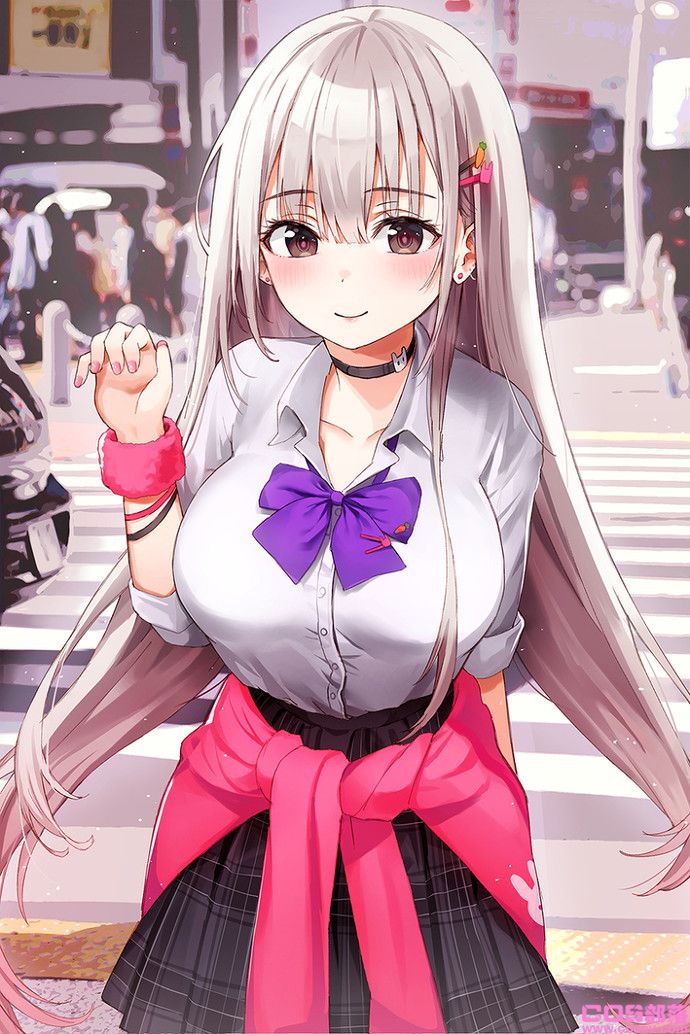 [动漫插画]二次元世界里的银发女子,很爱的插画美图特辑(图3)