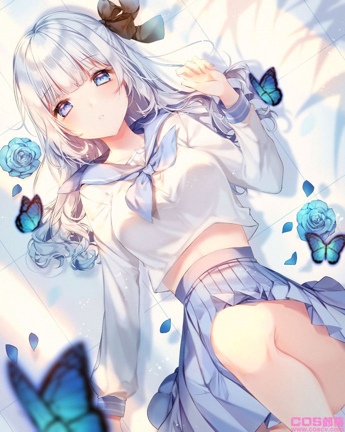 [动漫插画]二次元世界里的银发女子,很爱的插画美图特辑(图8)