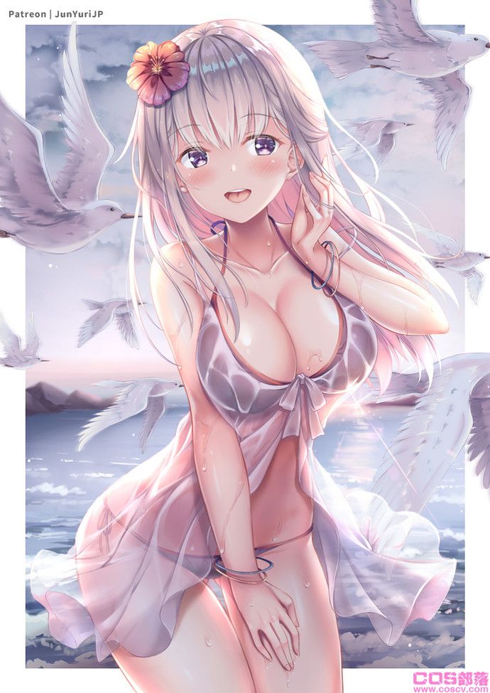 [动漫插画]二次元世界里的银发女子,很爱的插画美图特辑(图9)