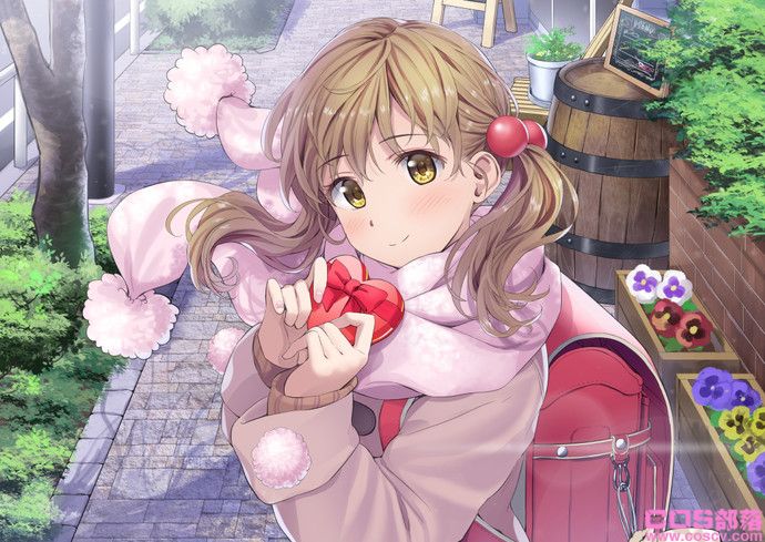 [动漫美图]看起来好柔软！棕发双马尾女孩插画特辑(图15)