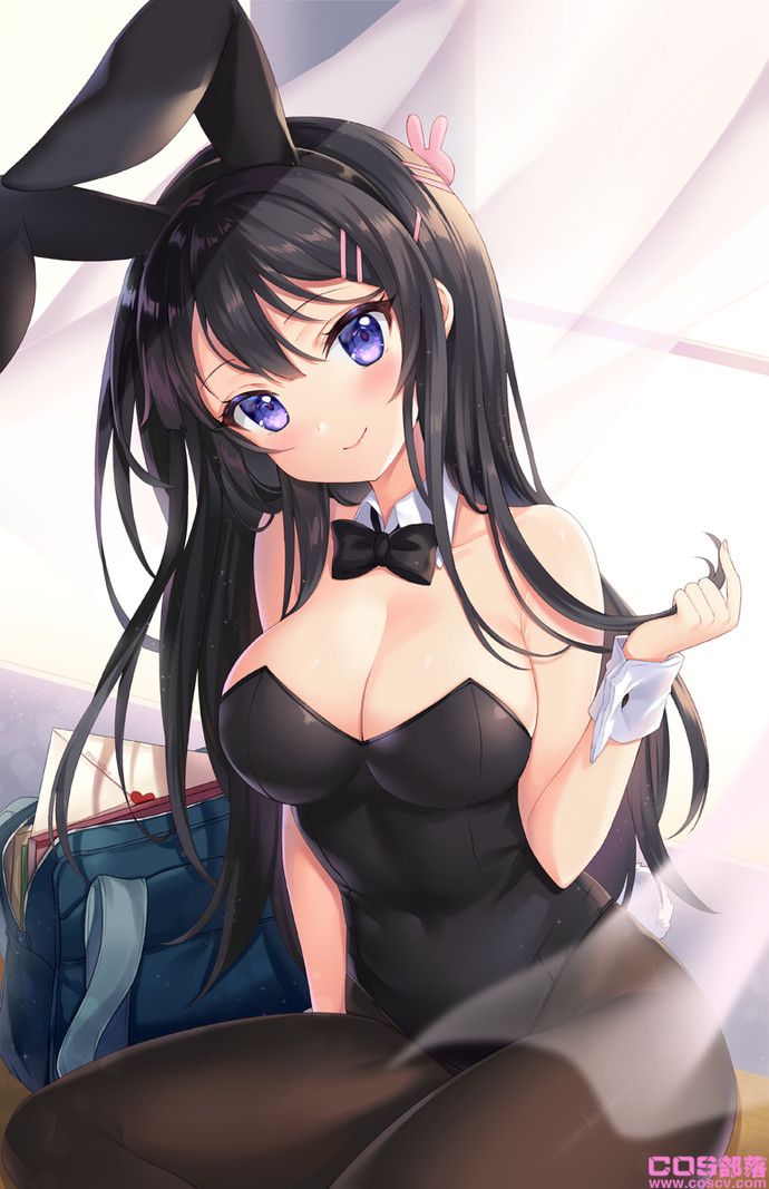 [动漫美图]黑亮柔顺!黑色长发女子插画特辑(图2)