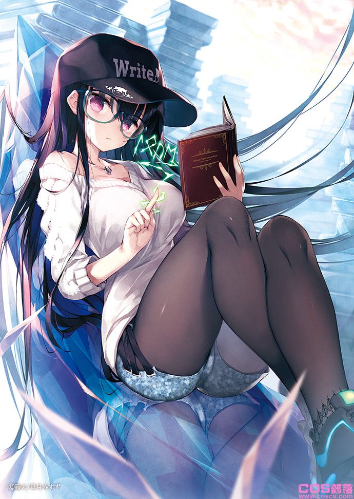 [动漫美图]黑亮柔顺!黑色长发女子插画特辑(图11)