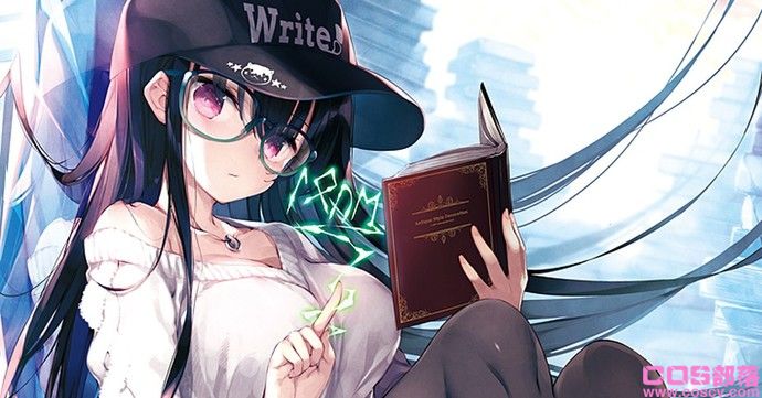 [动漫美图]黑亮柔顺!黑色长发女子插画特辑(图10)