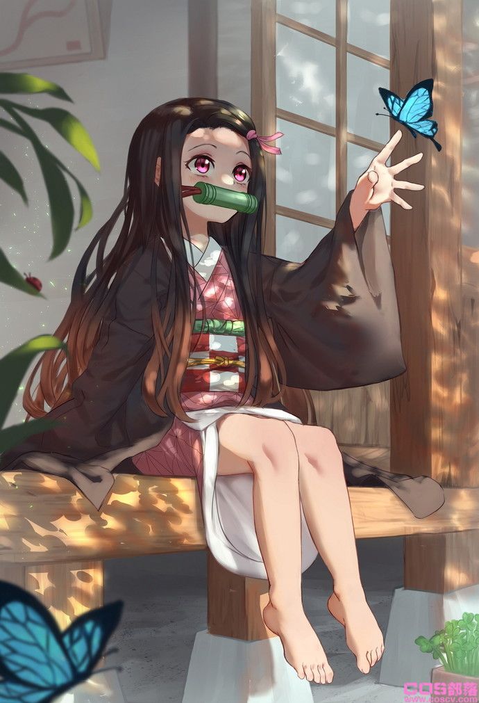 [动漫插画]可爱的二次元角色灶门祢豆子(图1)
