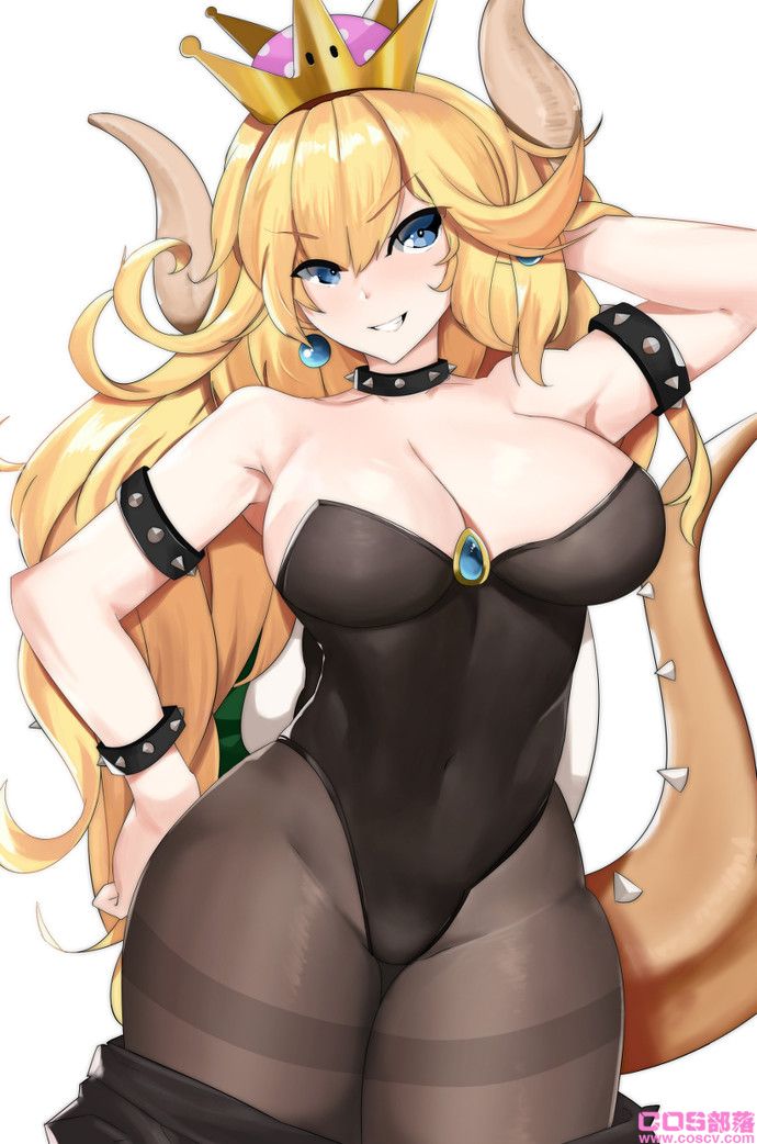 [动漫插画]超级马里奥公主库巴姬,敢不敢做成壁纸这大乳我爱了(图12)